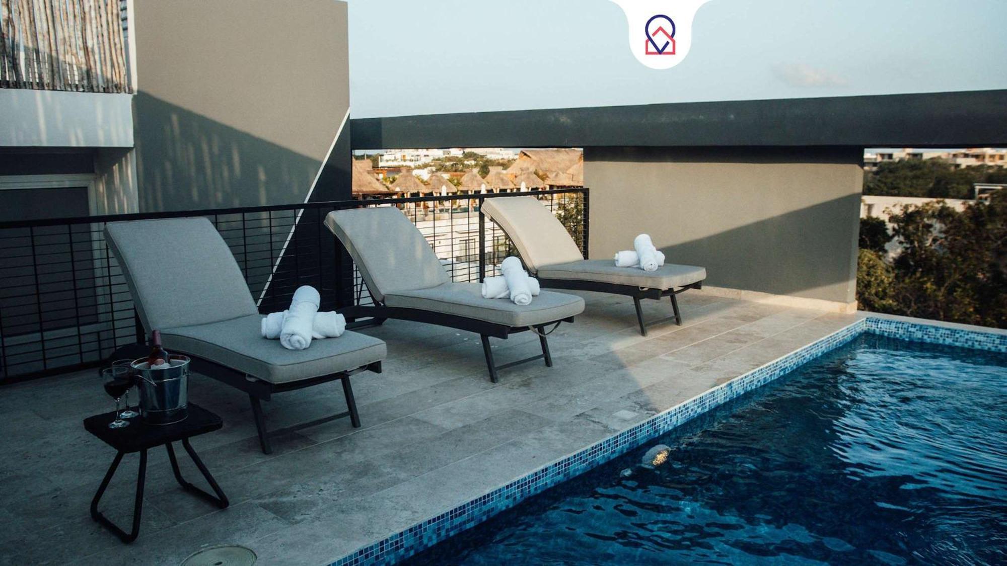 Apartment Loft Boho In With Pool & Gym